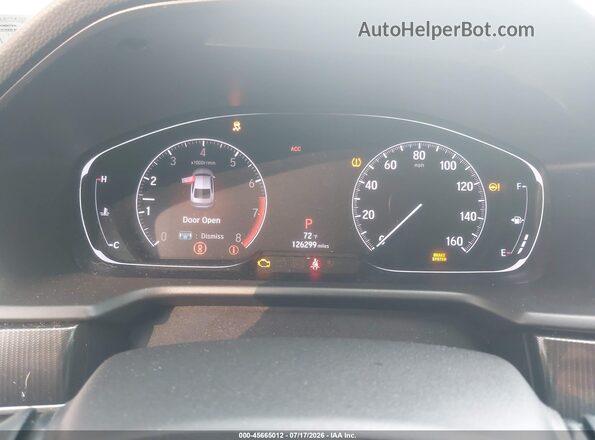 1HGCV1F37KA086315 2019 HONDA ACCORD Белый Вид задних сидений