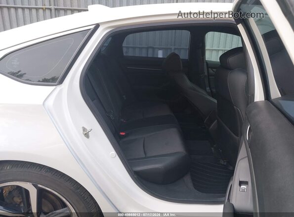 1HGCV1F37KA086315 2019 HONDA ACCORD Белый Вид наклейки с VIN-кодом