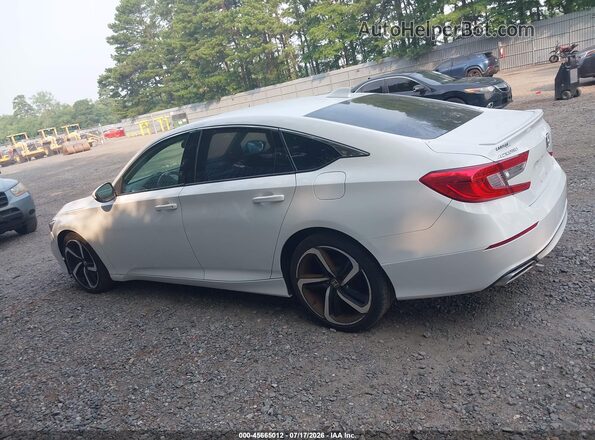 1HGCV1F37KA086315 2019 HONDA ACCORD Белый Панорамный вид салона 360°
