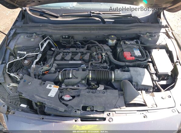 1HGCV1F37KA099520 2019 HONDA ACCORD Gray Rear view