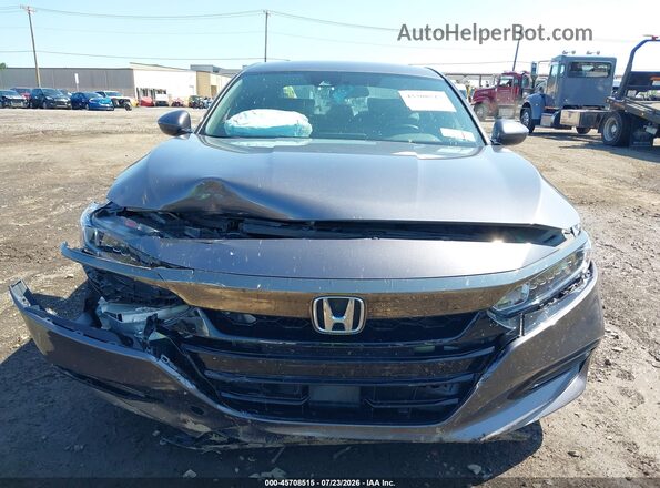 1HGCV1F37KA099520 2019 HONDA ACCORD Gray Instrument cluster view