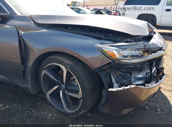 1HGCV1F37KA099520 2019 HONDA ACCORD Gray 