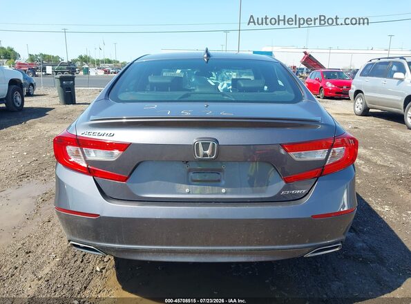 1HGCV1F37KA099520 2019 HONDA ACCORD Gray 