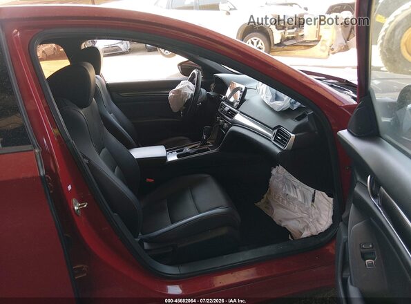1HGCV1F37KA109978 2019 HONDA ACCORD Red Vista interior delantera