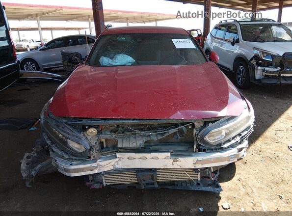 1HGCV1F37KA109978 2019 HONDA ACCORD Red Vista interior trasera