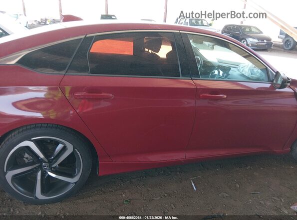 1HGCV1F37KA109978 2019 HONDA ACCORD Red Vista interior de 360 grados