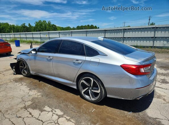 1HGCV1F37KA131348 2019 HONDA ACCORD Серебряный Задняя левая четверть