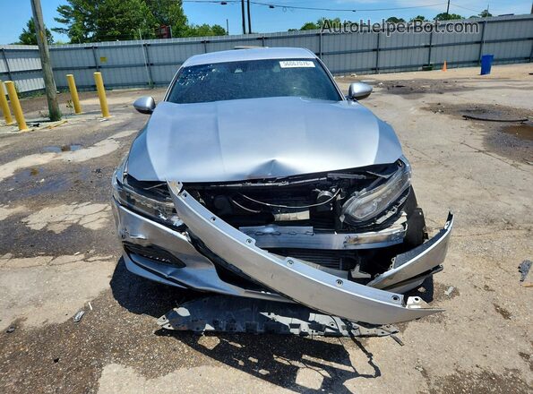1HGCV1F37KA131348 2019 HONDA ACCORD Серебряный Вид спереди