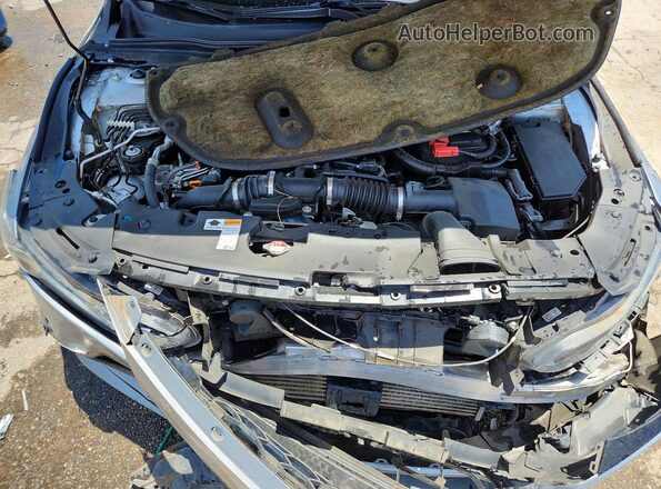 1HGCV1F37KA131348 2019 HONDA ACCORD Серебряный Вид задней части салона