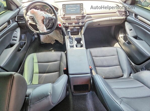 1HGCV1F37KA131348 2019 HONDA ACCORD Серебряный Вид панели приборов