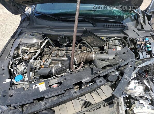 1HGCV1F37KA135674 2019 HONDA ACCORD Gray Вид задньої частини салону