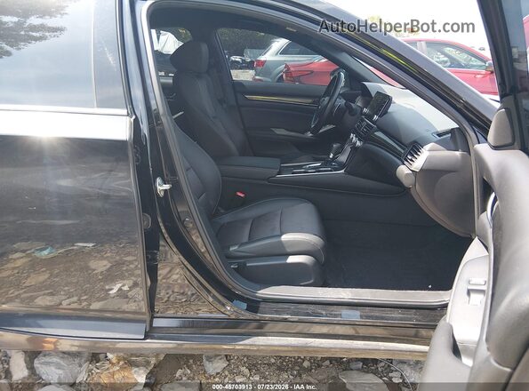 1HGCV1F37KA149798 2019 HONDA ACCORD Black Vista interior delantera