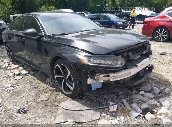 1HGCV1F37KA149798 2019 HONDA ACCORD Black 