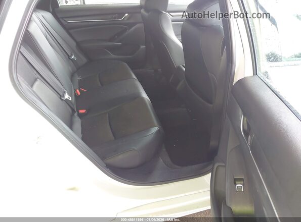 1HGCV1F37KA161854 2019 HONDA ACCORD White Vista de la etiqueta del VIN