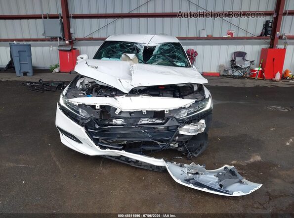 1HGCV1F37KA161854 2019 HONDA ACCORD White Vista frontal