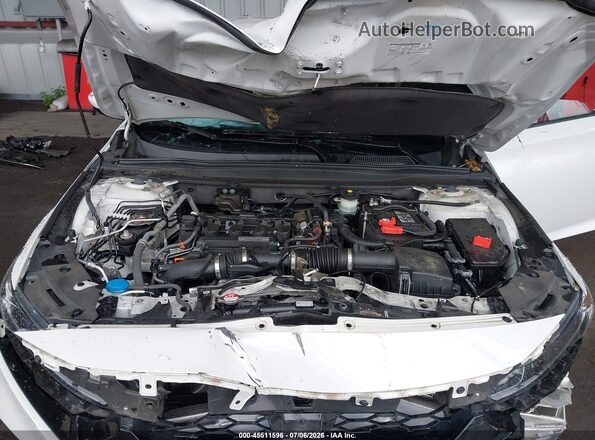1HGCV1F37KA161854 2019 HONDA ACCORD White Vista trasera