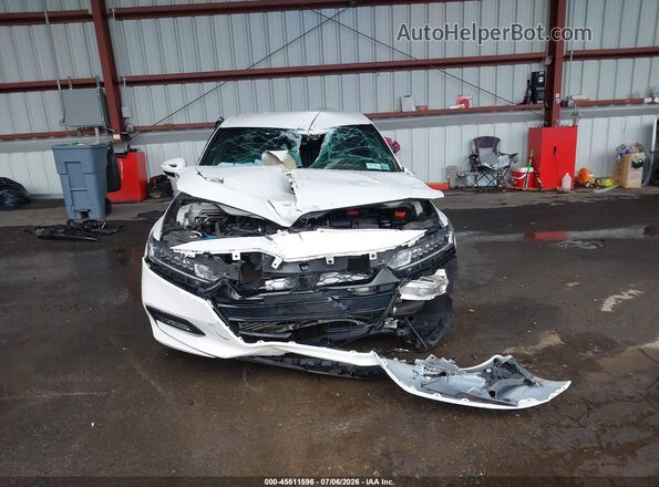 1HGCV1F37KA161854 2019 HONDA ACCORD White Vista interior trasera