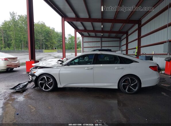 1HGCV1F37KA161854 2019 HONDA ACCORD White 