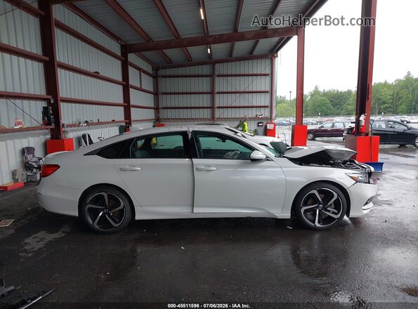 1HGCV1F37KA161854 2019 HONDA ACCORD White Vista interior de 360 grados