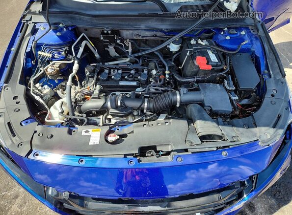 1HGCV1F37LA014046 2020 HONDA ACCORD Blue Սալոնի հետևի տեսք