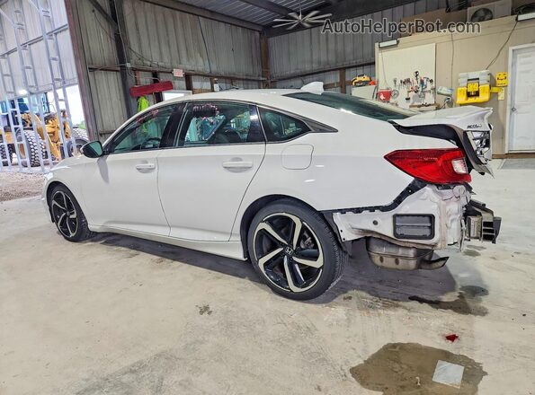 1HGCV1F37LA014094 2020 HONDA ACCORD White უკანა მარცხენა