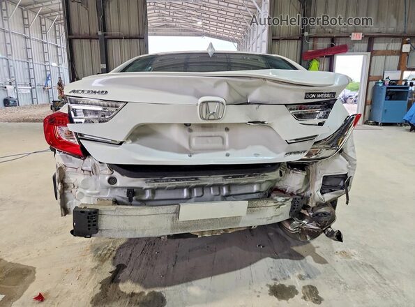 1HGCV1F37LA014094 2020 HONDA ACCORD White უკანა ხედი