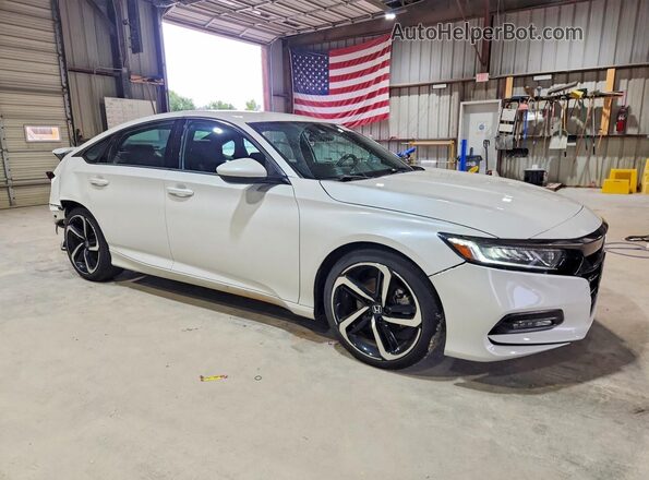 1HGCV1F37LA014094 2020 HONDA ACCORD White წინა მარჯვენა