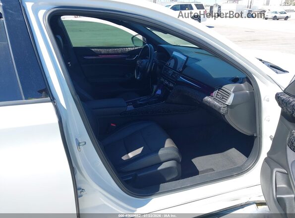 1HGCV1F37LA077728 2020 HONDA ACCORD White წინა სალონის ხედი