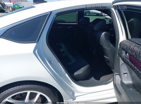 1HGCV1F37LA077728 2020 HONDA ACCORD White VIN კოდის სტიკერის ხედი