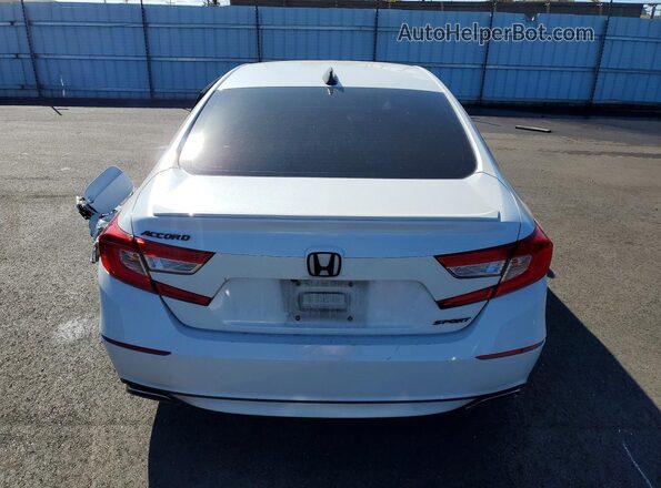 1HGCV1F37LA085358 2020 HONDA ACCORD White Vista trasera