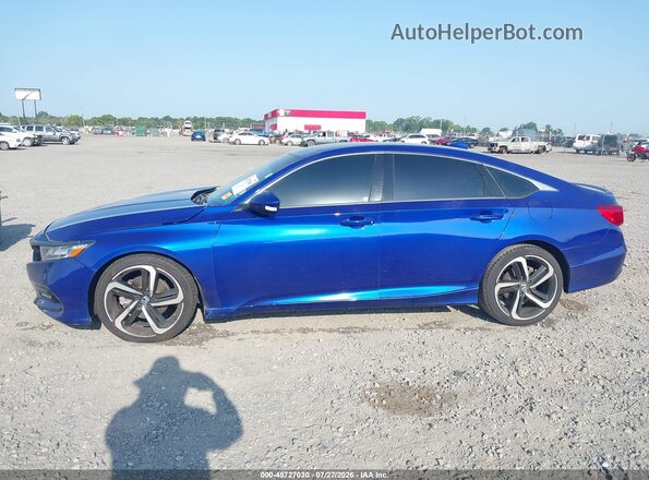 1HGCV1F37LA091581 2020 HONDA ACCORD Blue სალონის 360-გრადუსიანი ხედი