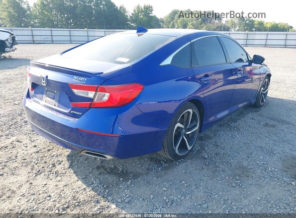 1HGCV1F37LA091581 2020 HONDA ACCORD Blue უკანა მარჯვენა