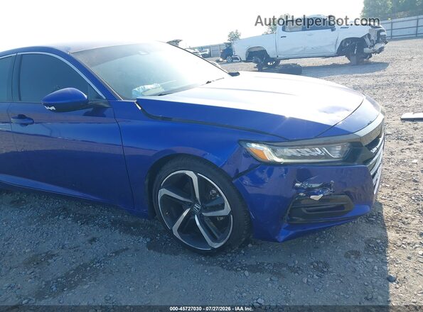 1HGCV1F37LA091581 2020 HONDA ACCORD Blue 