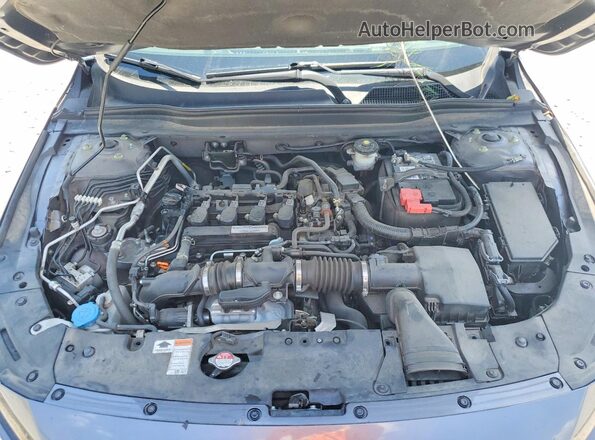 1HGCV1F37LA091709 2020 HONDA ACCORD Угольный Вид задней части салона