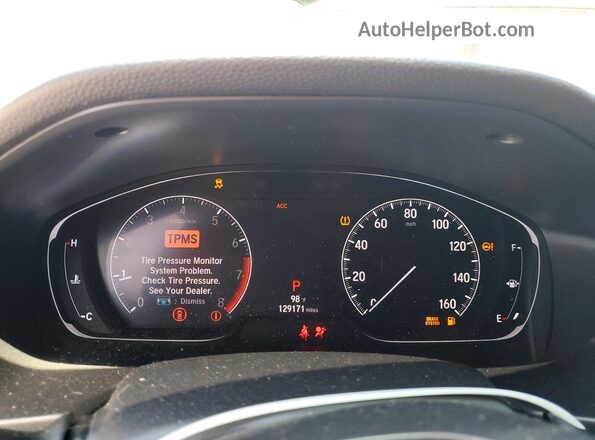 1HGCV1F37LA091709 2020 HONDA ACCORD Угольный Вид щитка приборов