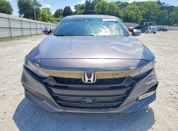 1HGCV1F37LA091709 2020 HONDA ACCORD Угольный Вид спереди