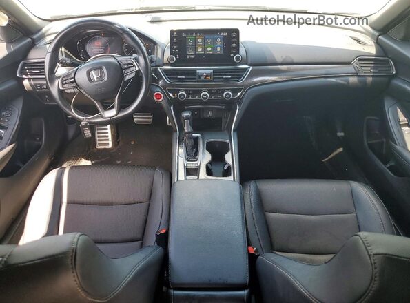 1HGCV1F37LA091709 2020 HONDA ACCORD Угольный Вид панели приборов