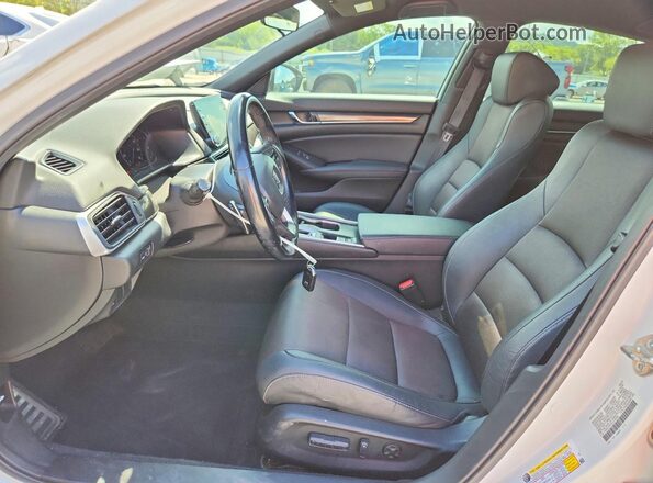 1HGCV1F37LA116320 2020 HONDA ACCORD White Вид салону спереду