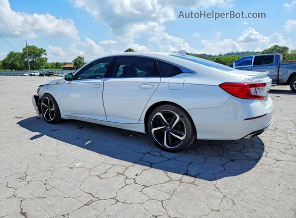 1HGCV1F37LA116320 2020 HONDA ACCORD White Задня ліва чверть