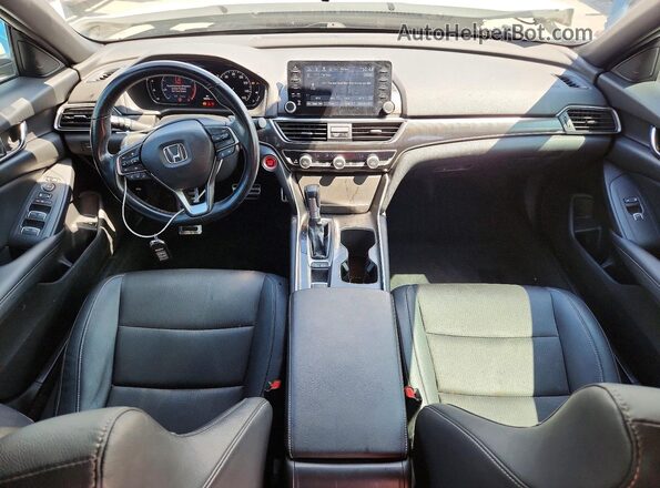 1HGCV1F37LA116320 2020 HONDA ACCORD White Вид панелі приладів