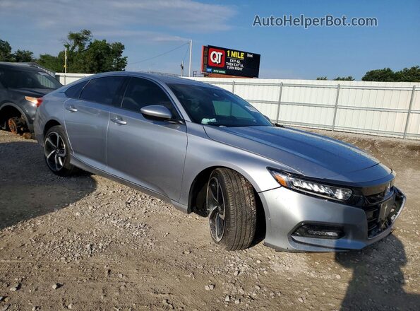 1HGCV1F37LA117483 2020 HONDA ACCORD Silver Передня права чверть