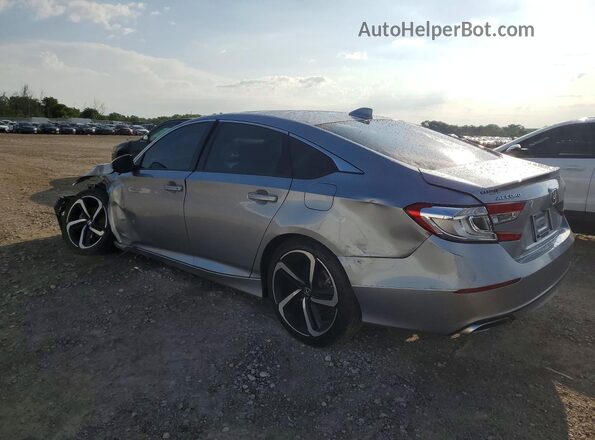 1HGCV1F37LA117483 2020 HONDA ACCORD Silver Задня ліва чверть