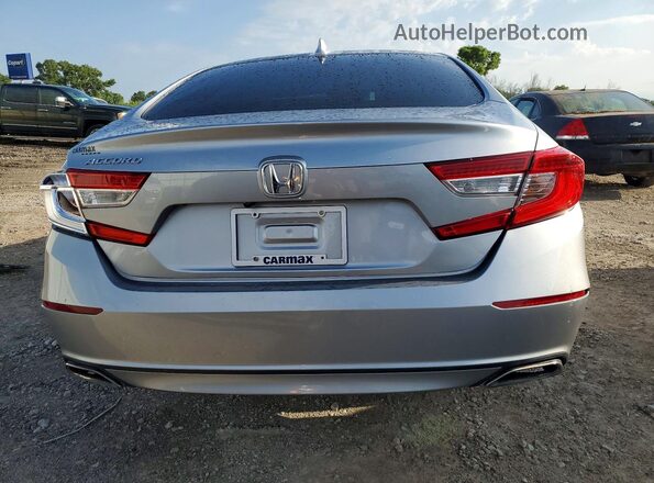 1HGCV1F37LA117483 2020 HONDA ACCORD Silver Вид ззаду