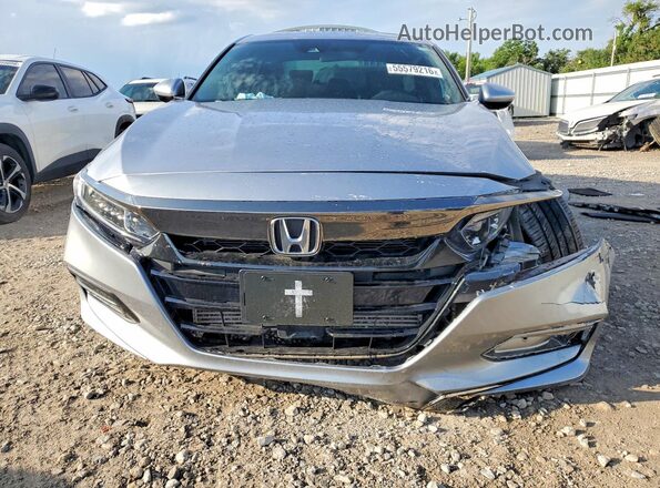 1HGCV1F37LA117483 2020 HONDA ACCORD Silver Вид спереду