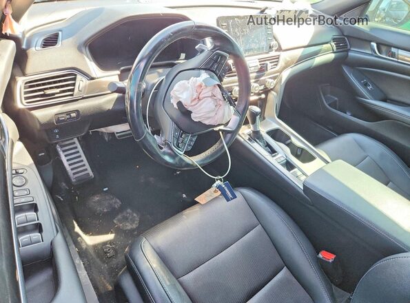 1HGCV1F37LA117483 2020 HONDA ACCORD Silver Вид панелі приладів
