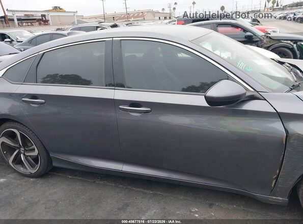 1HGCV1F37LA154100 2020 HONDA ACCORD Gray Vista interior de 360 grados