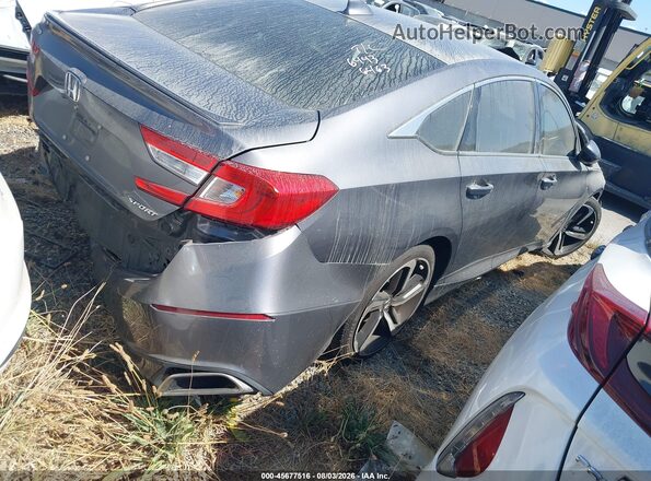 1HGCV1F37LA154100 2020 HONDA ACCORD Gray Trasero derecho