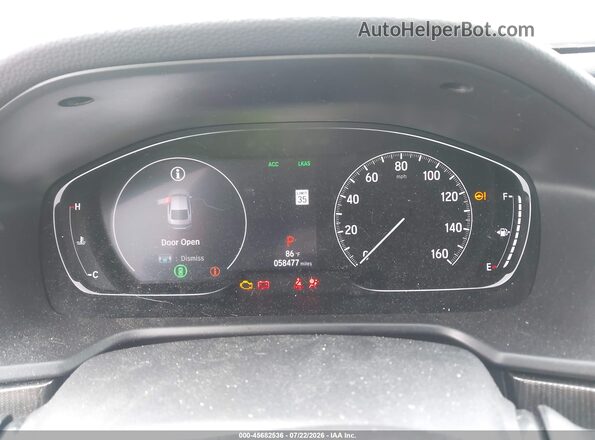 1HGCV1F37LA155666 2020 HONDA ACCORD Silver Вид задніх сидінь