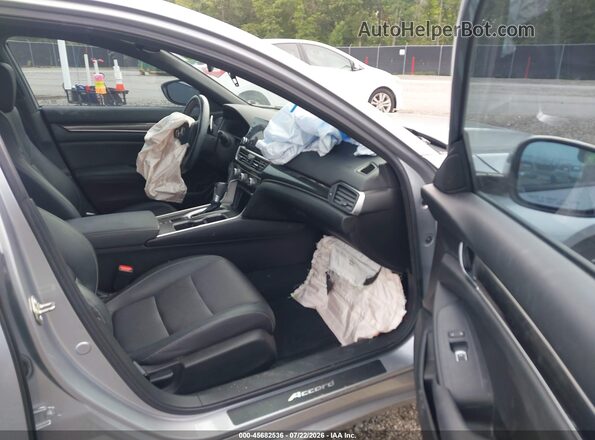 1HGCV1F37LA155666 2020 HONDA ACCORD Silver Вид салону спереду