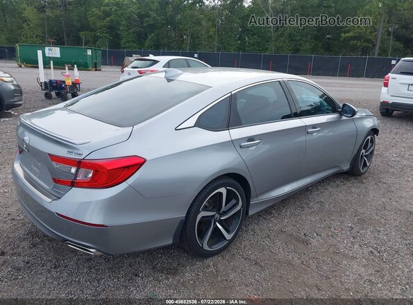 1HGCV1F37LA155666 2020 HONDA ACCORD Silver Задня права чверть